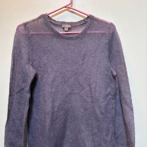 J Jill sheer lightweight Spring Lilac size small mohair wool Crewneck Sweater